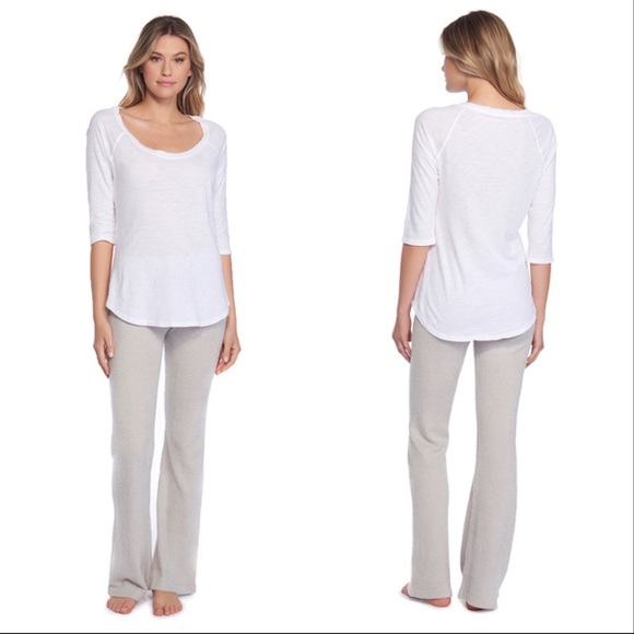 Barefoot Dreams Tops - Barefoot Dreams Women’s 3/4 sleeve raglan tee NWT
